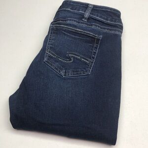 LIKE NEW SILVER SUKI MID-RISE SKINNY JEANS 32x29 ⭐️